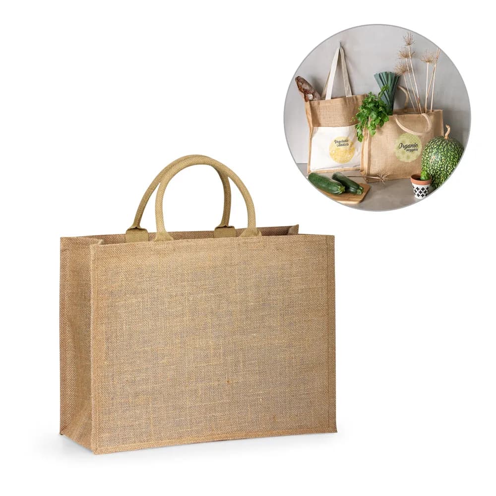 Tragetasche aus Jute (360 g/m²) - SHANTI - Natur
