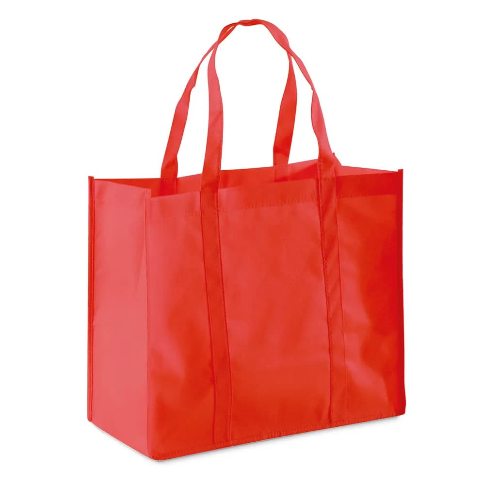 Einkaufstasche aus Non-woven (80 g/m²) - SHOPPER - Rot