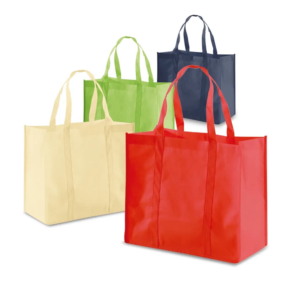 Einkaufstasche aus Non-woven (80 g/m²) - SHOPPER - Blau
