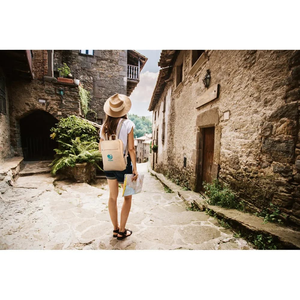 Juco-Rucksack (275 g/m²) - MARBELLA - Natur