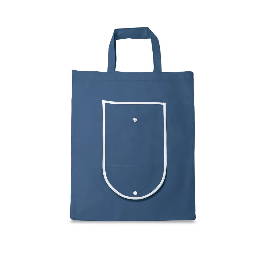 Faltbare Einkaufstasche aus Non-woven (80 g/m²) - ARLON - Blau