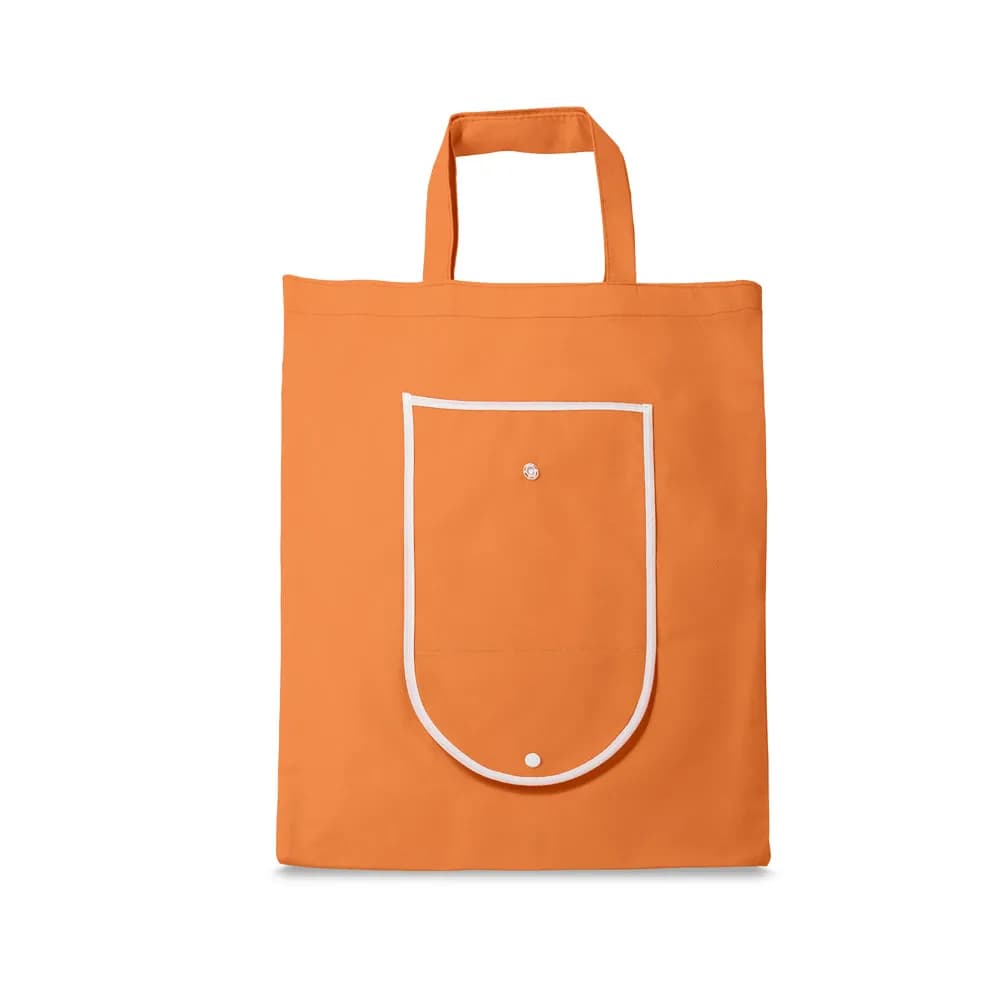Faltbare Einkaufstasche aus Non-woven (80 g/m²) - ARLON - Orange
