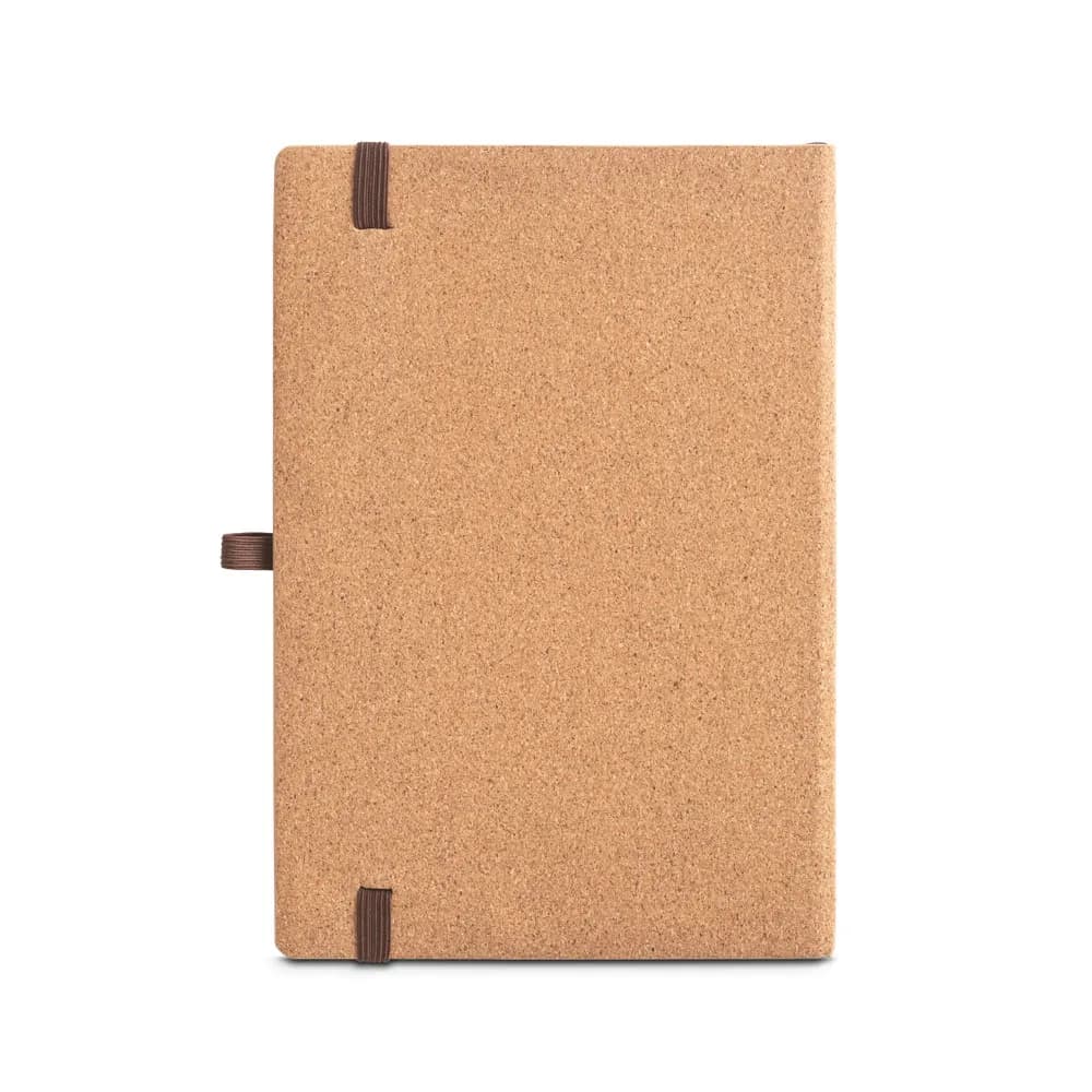 A5-Notizbuch aus Bambus- und Korkblättern mit linierten Blättern - ORWELL - Natur