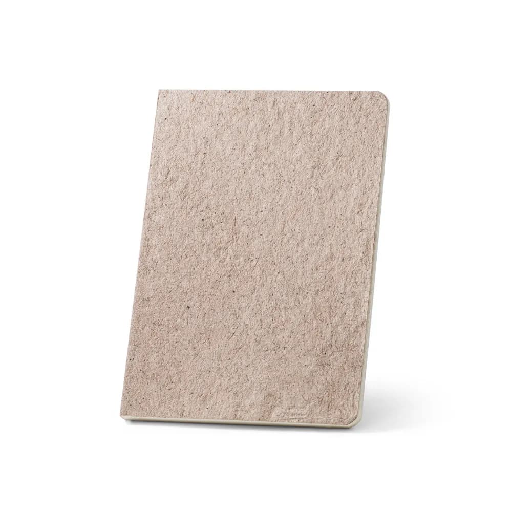 Notizbuch A5 mit semi-flexiblem Cover aus Teeblattverwertung (65%) - TEAPAD SEMI-RIGID - Natur