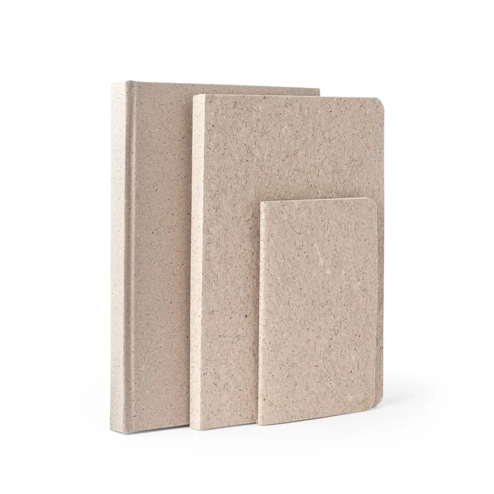 Notizbuch A5 mit semi-flexiblem Cover aus Teeblattverwertung (65%) - TEAPAD SEMI-RIGID - Natur