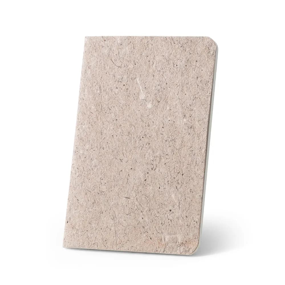Notizbuch A6 mit flexiblem Cover aus Teeblattverwertung (65%) - TEAPAD SOFT - Natur