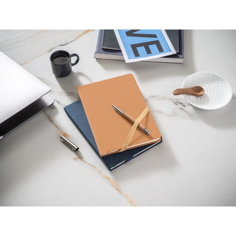 A5-Notizblock mit Hardcover, hergestellt aus wasserfestem Papier - HUXLEY - Schwarz