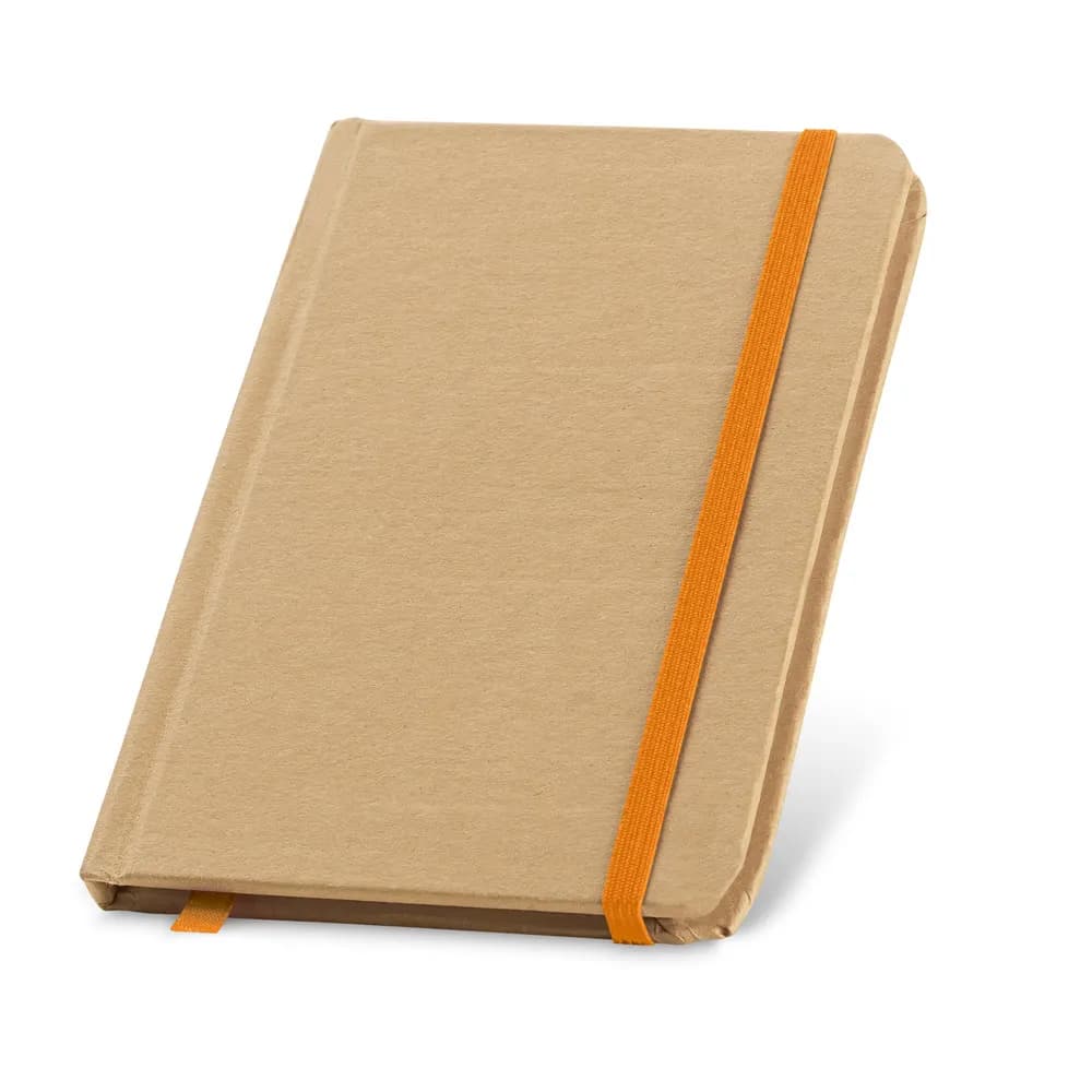 Notizbuch mit Hardcover aus Karton, 160 unlinierten - FLAUBERT - Orange
