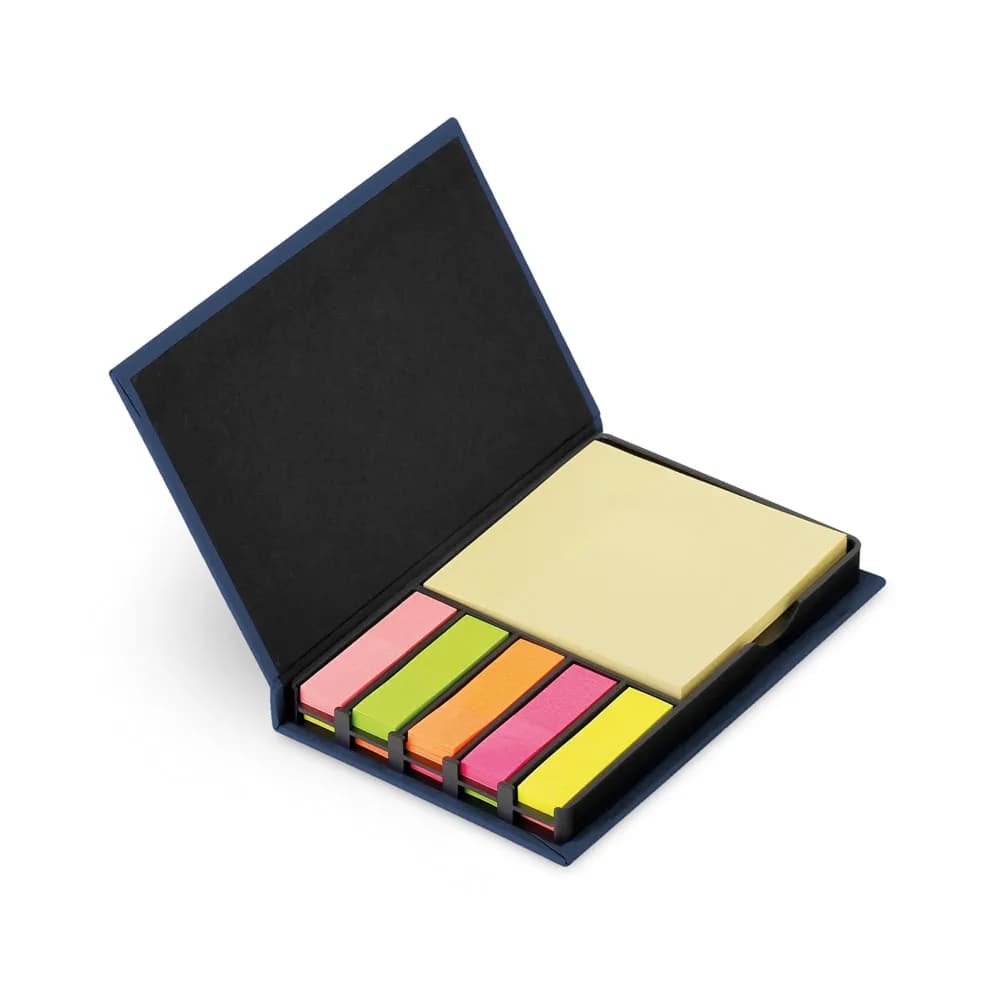 Block mit Haftnotizen mit 12 farbigen Sätzen - LOVECRAFT - Blau