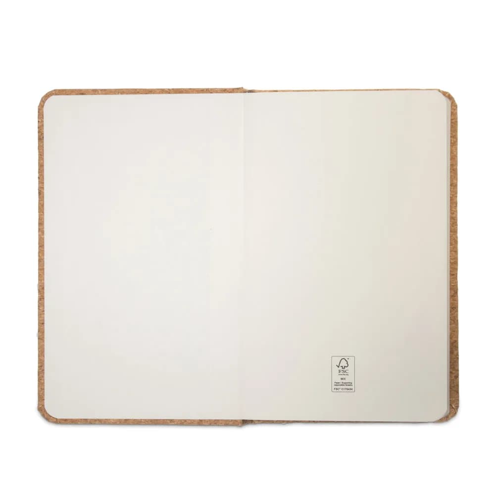 Notizblock aus Kork mit 160 unlinierten Seiten - HAWKINS - Natur