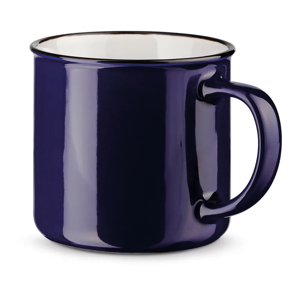 Tasse aus Keramik 340 mL - VERNON - Dunkelblau