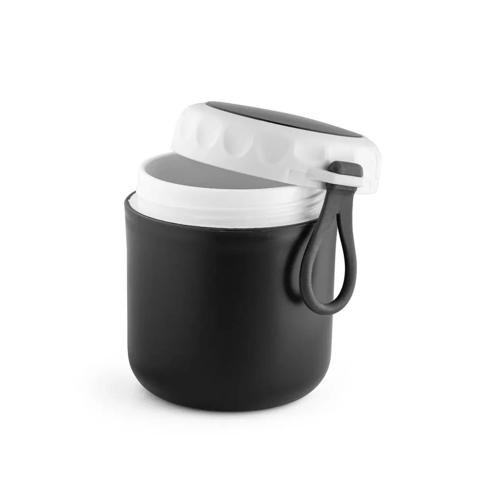 Isolierbehälter aus PP 380ml - SAMOURA - Schwarz