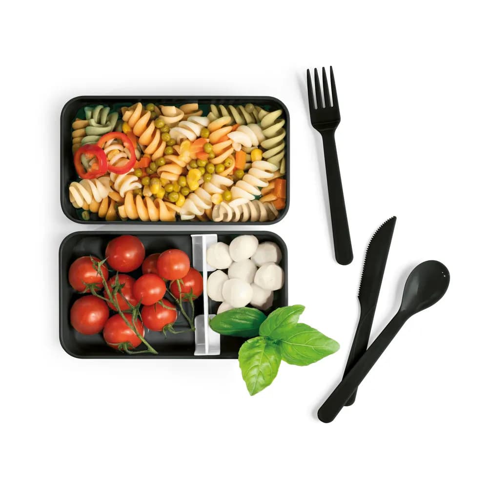 Lunchbox. Frischhaltebox aus PP und PS 680ml - BOCUSE - Schwarz