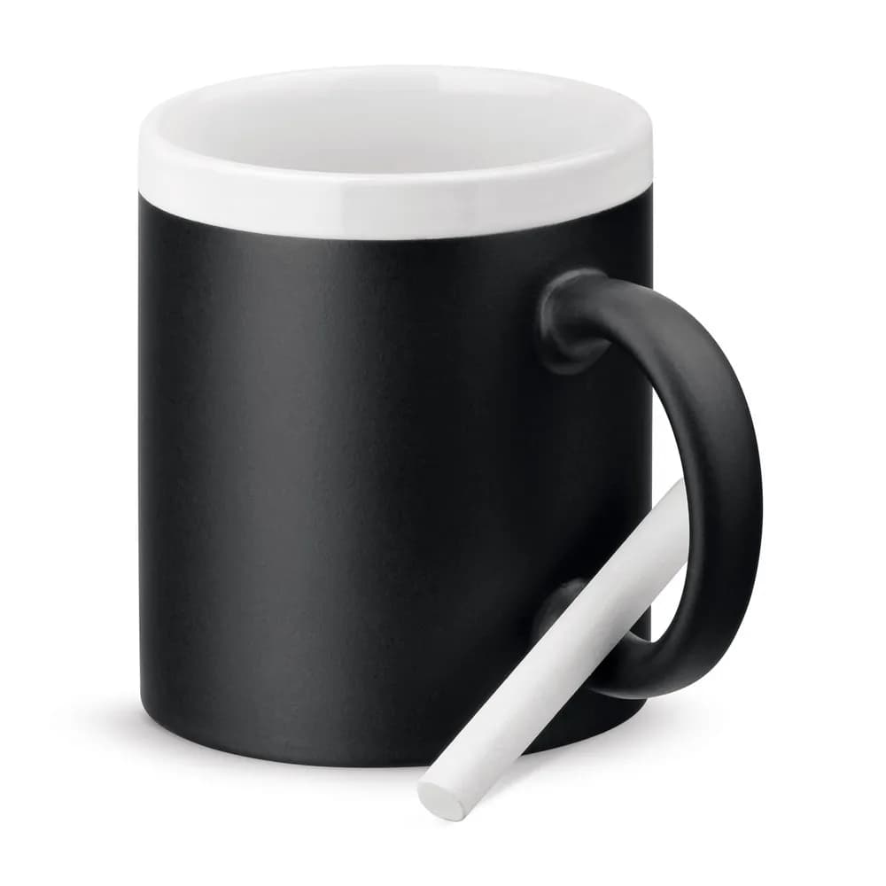 Tasse aus Keramik 360 mL - CHALKIE - Weiß