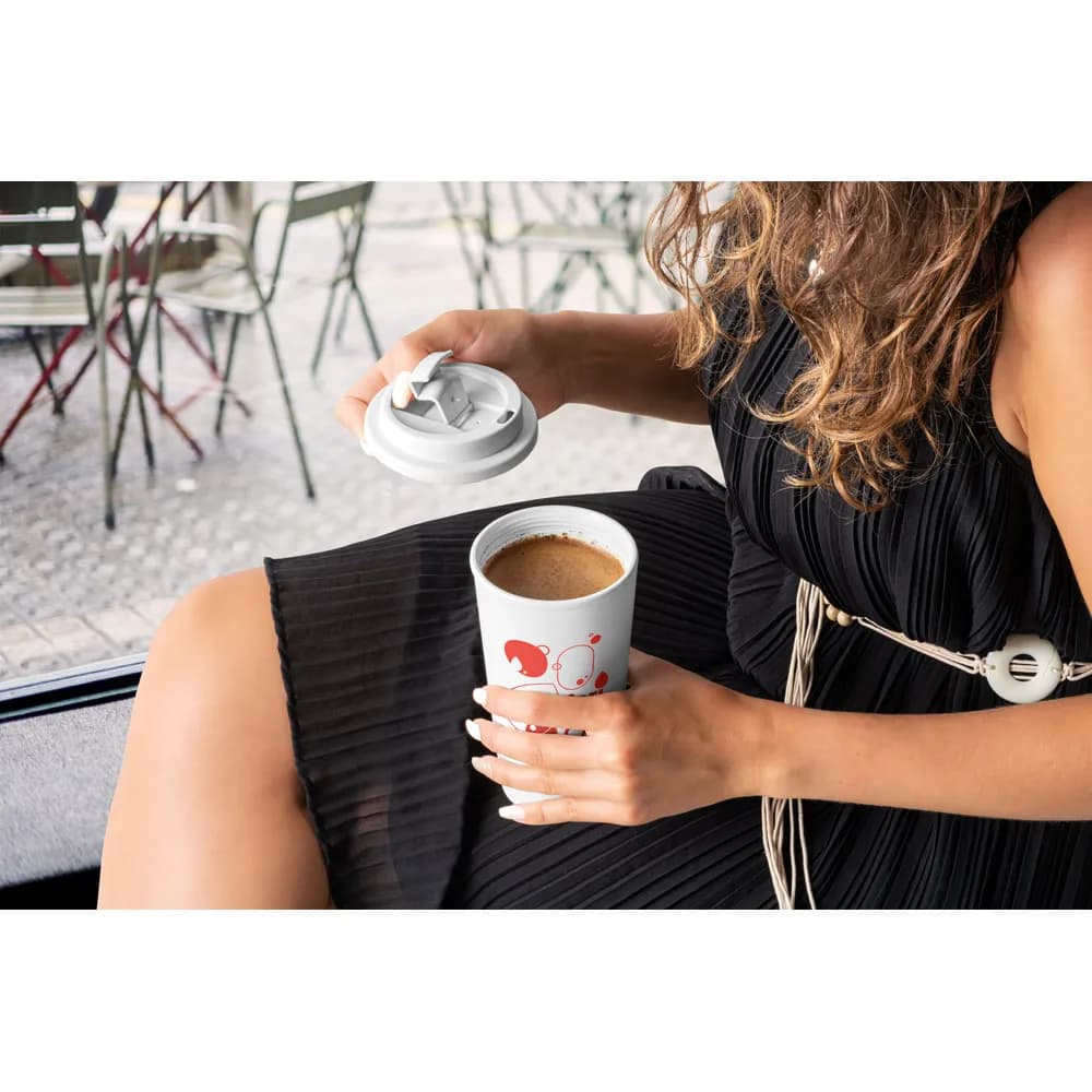 Reisebecher aus PP - CUPPARI - Schwarz