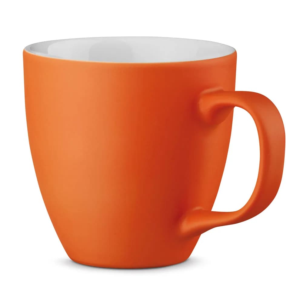 Becher aus Hydroglasur-Porzellan mit 450 ml Fassungsvermögen - PANTHONY MAT - Orange