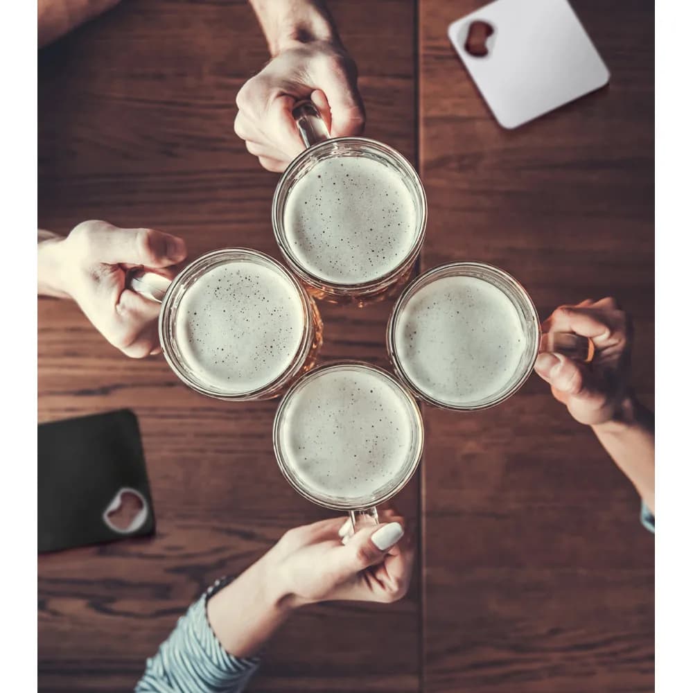 Untersetzer mit rutschfestem - FUNFAYE - Schwarz