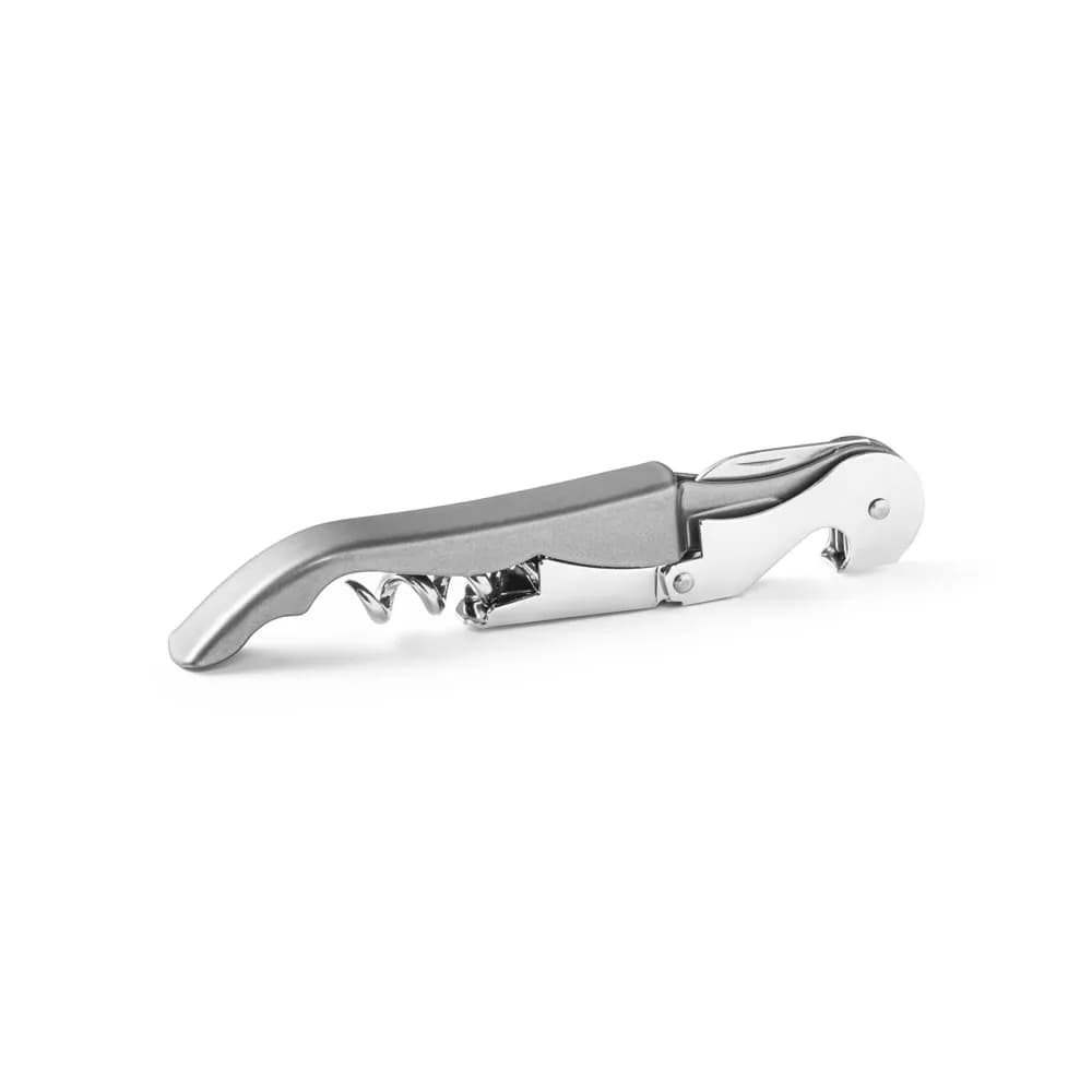 Korkenzieher aus Metall - MALBEC - Satinsilber