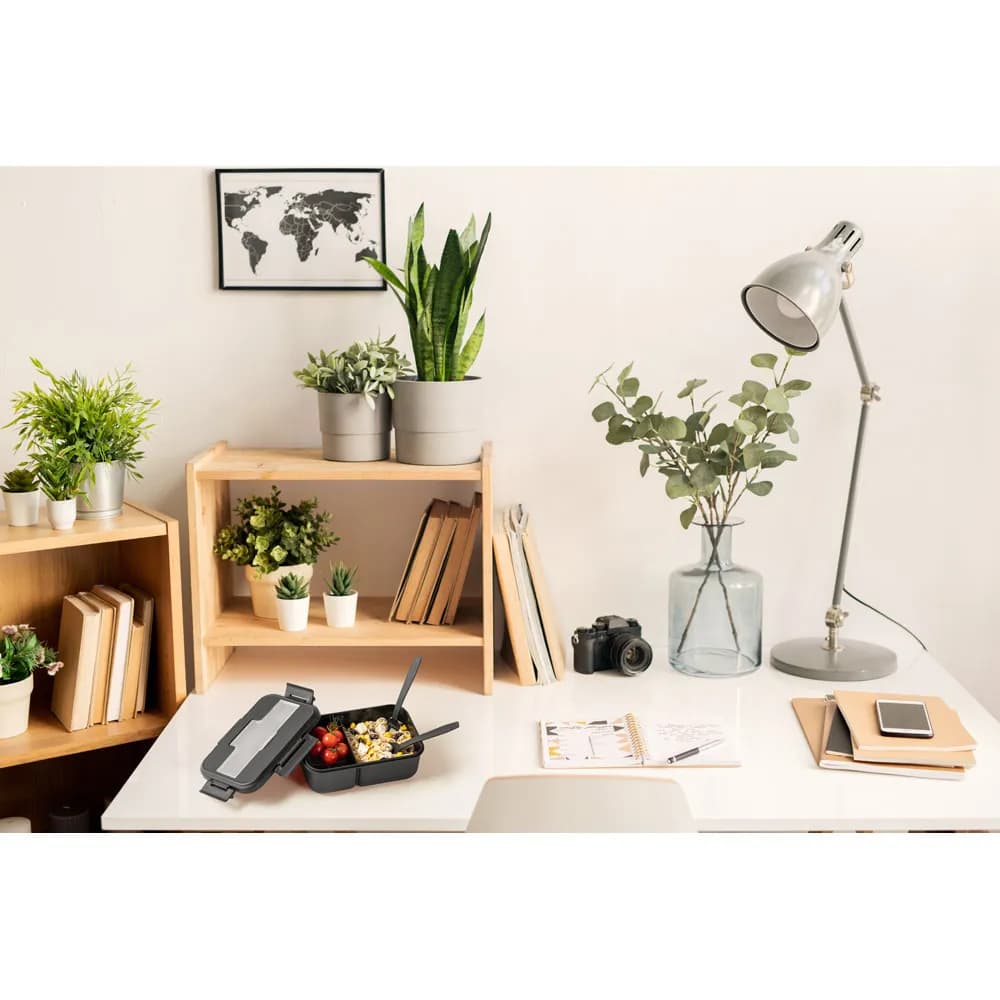 Lunchbox. Frischhaltebox aus PP 1000ml - PYRUS - Schwarz