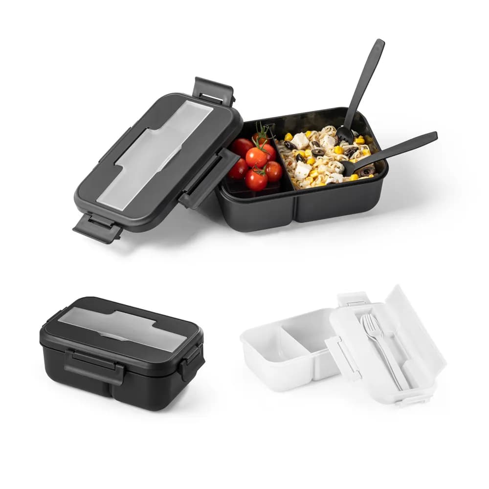 Lunchbox. Frischhaltebox aus PP 1000ml - PYRUS - Schwarz