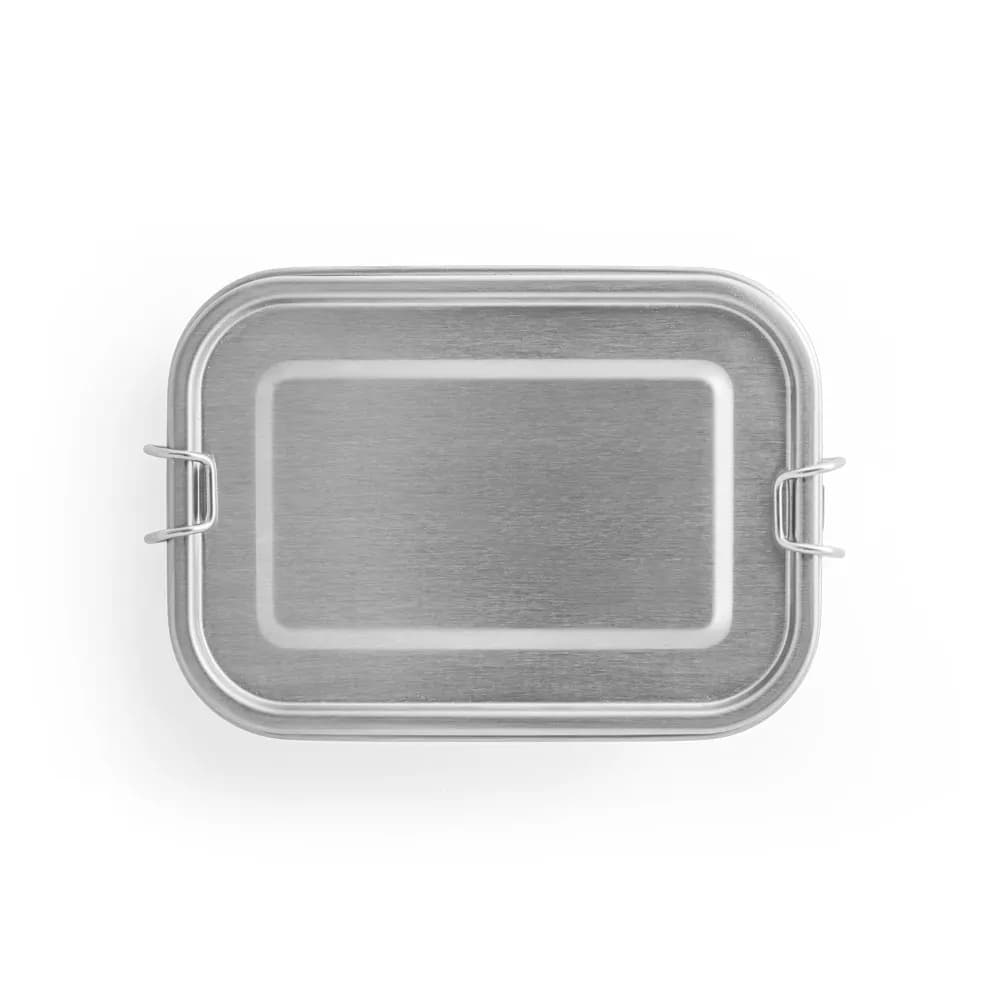 Lunchbox. Robuste luftdichte Box aus (90% recyceltem) 750 mL - ALLSPICE - Satinsilber