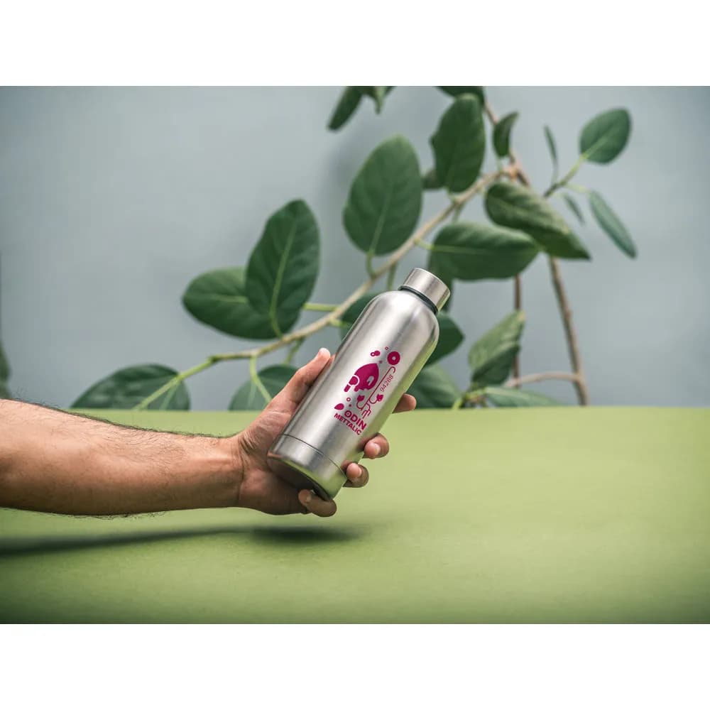 Flasche aus 90% recyceltem Edelstahl 550 mL - ODIN METTALIC - Rot