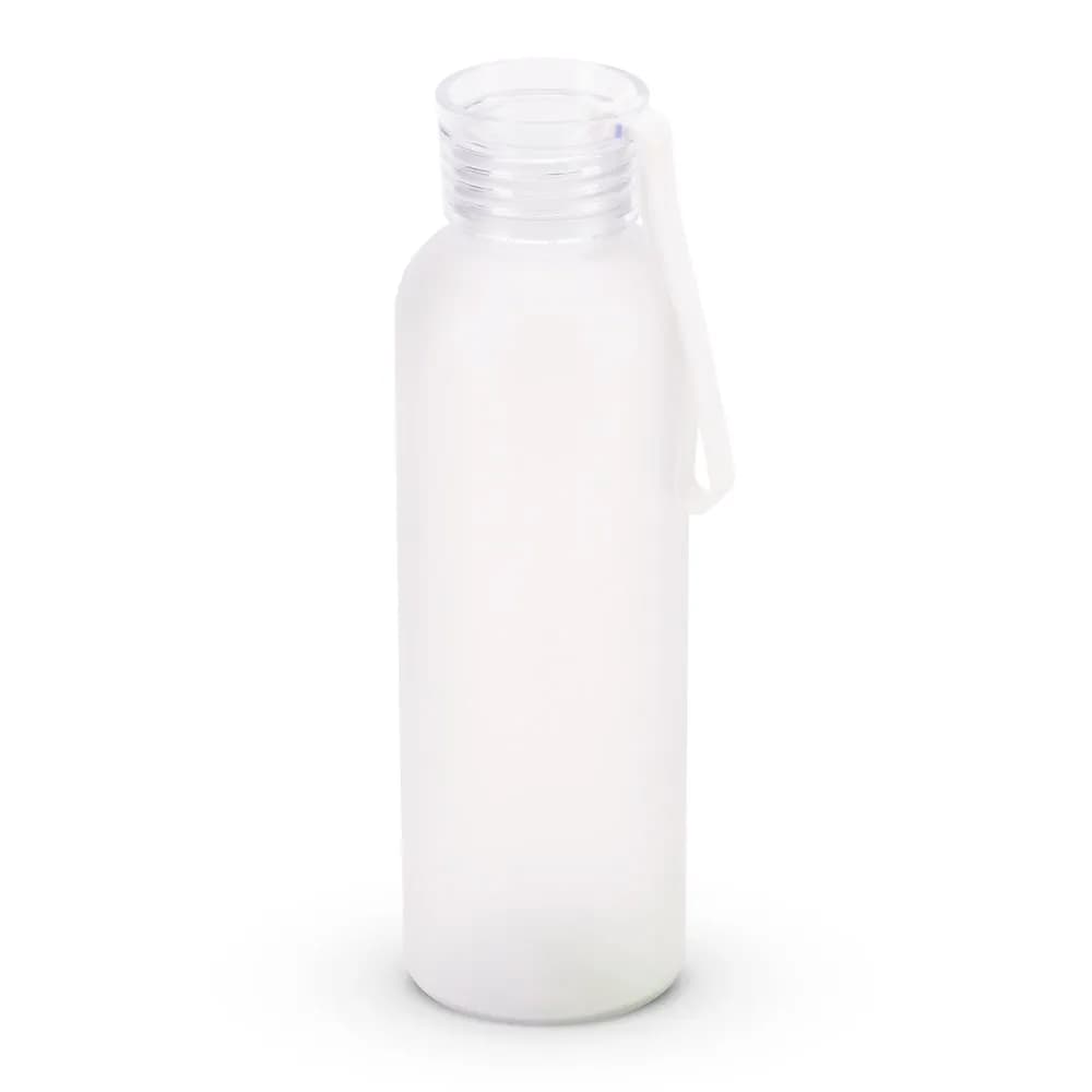 Trinkflasche (600ml) aus recyceltem PET (100 % rPET) mit matter Oberfläche - RIO rPET - Transparent