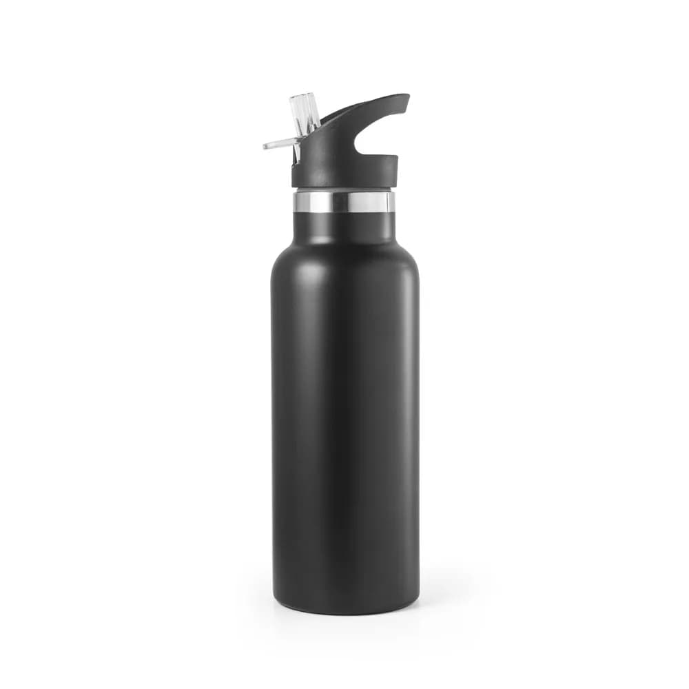 Edelstahlflasche mit PP-Verschluss 570 ml - NORTON - Schwarz