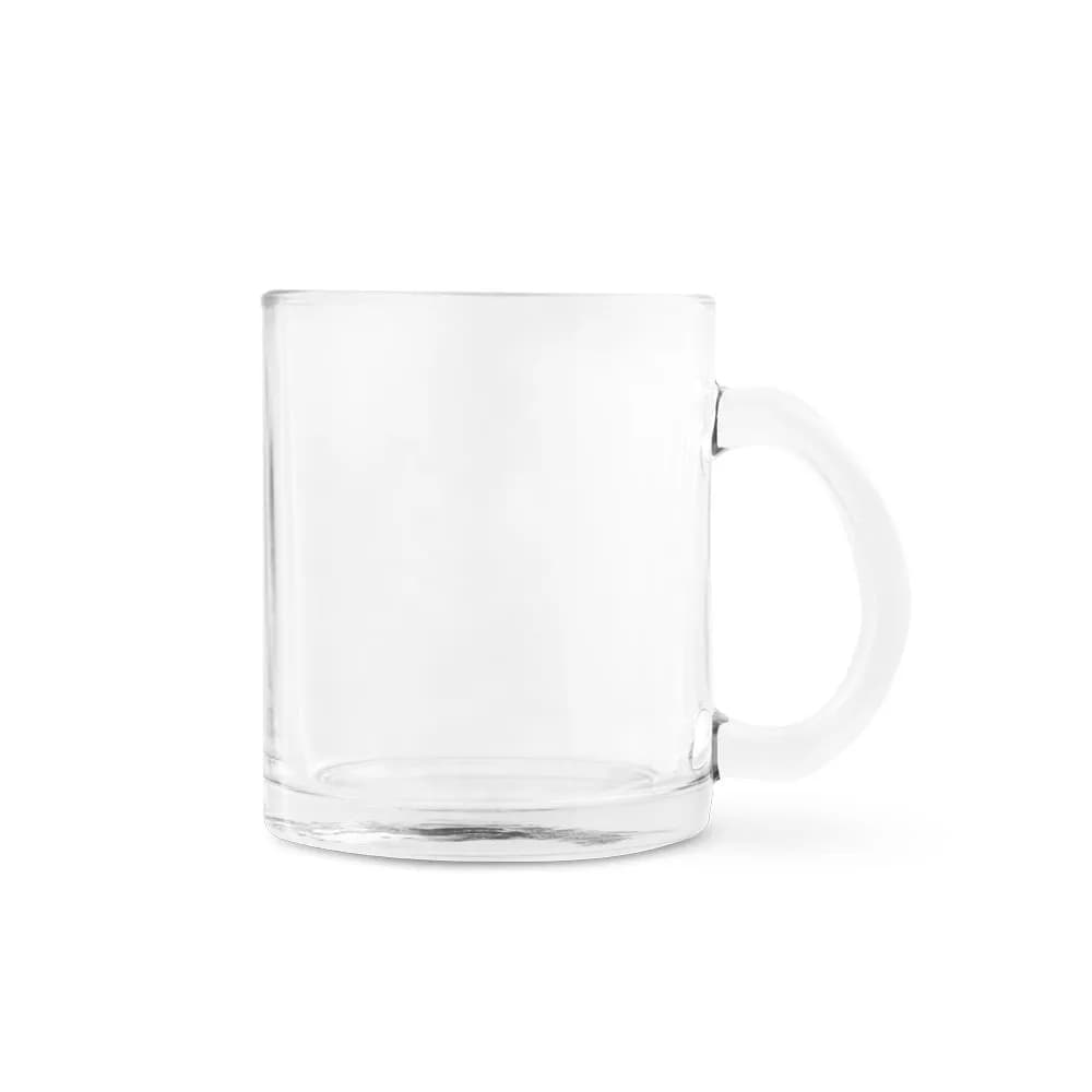 Glastasse (350ml) geeignet für Sublimation - CARMO - Transparent