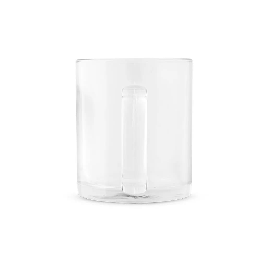 Glastasse (350ml) geeignet für Sublimation - CARMO - Transparent