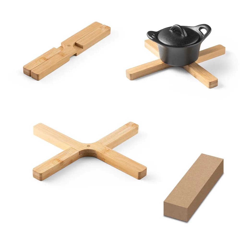 Topfuntersetzer aus Bambus - SHANDY - Natur