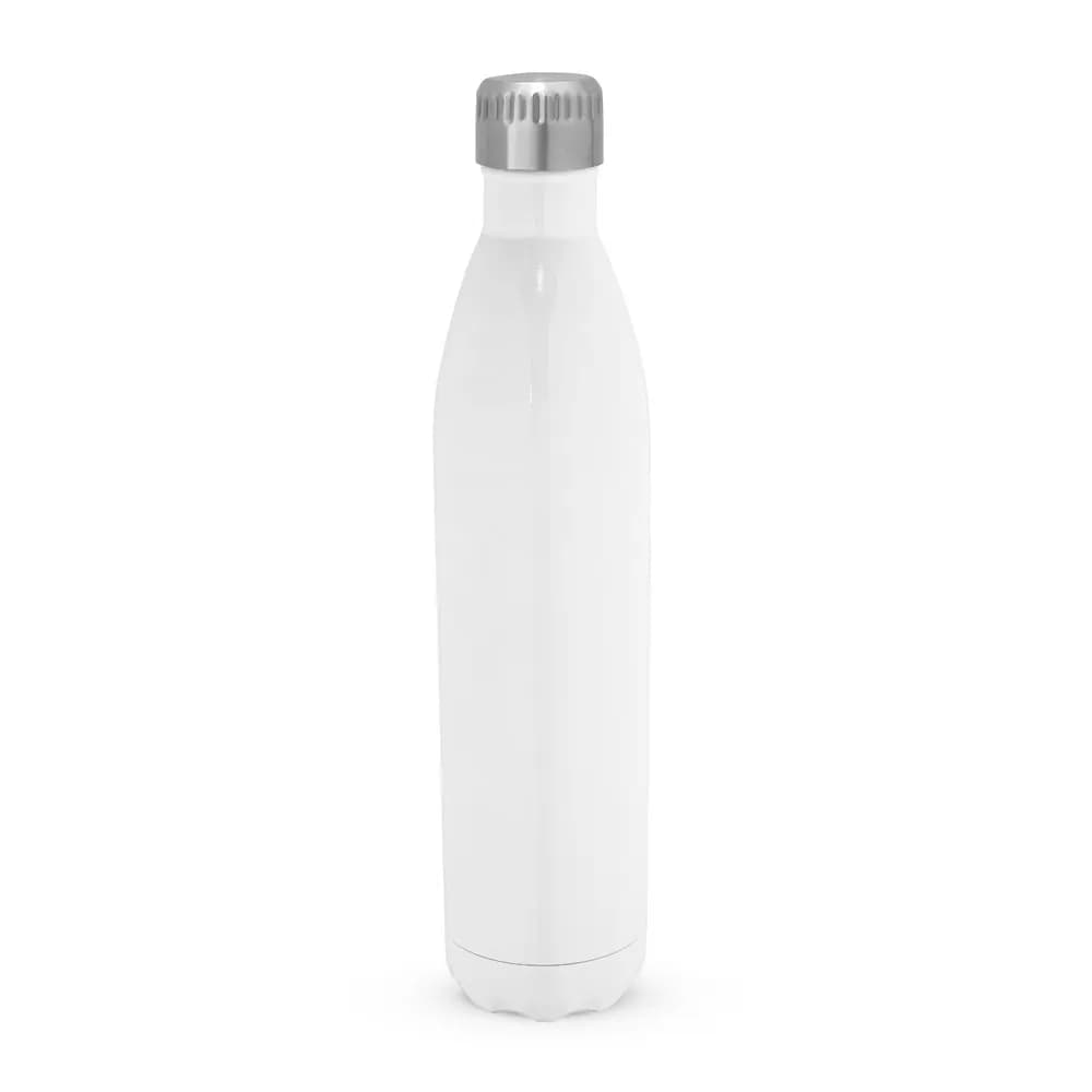 Sportflasche aus Edelstahl für Sublimation 1L - AMORTI XL - Weiß
