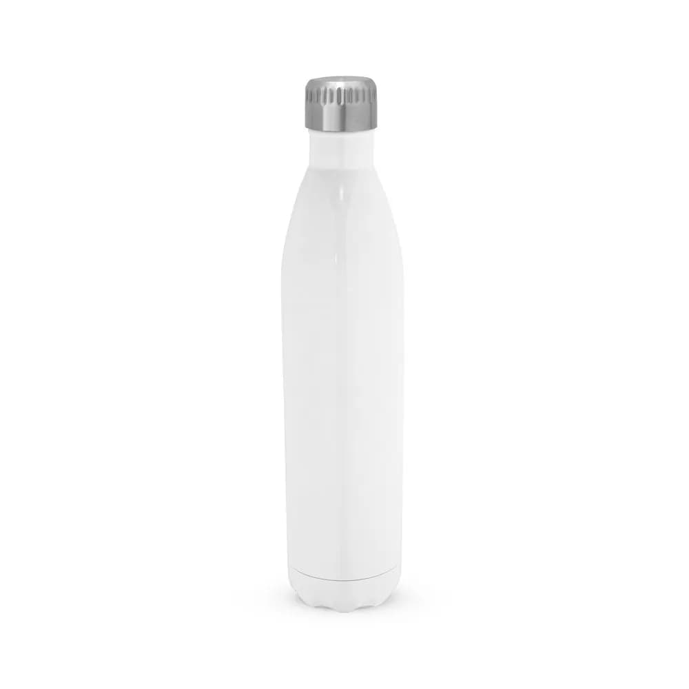 Sportflasche aus Edelstahl für Sublimation 1L - AMORTI XL - Weiß
