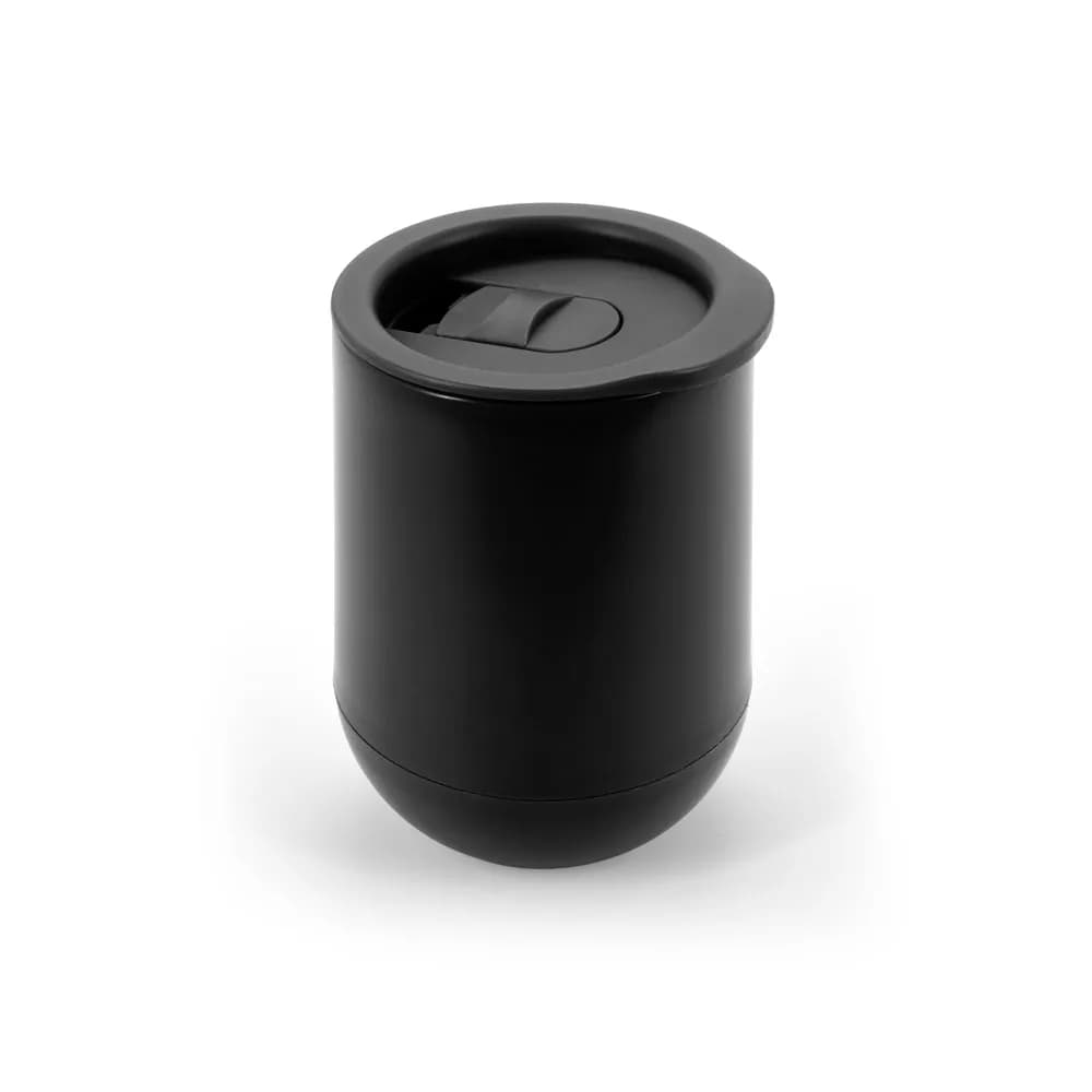 Reisebecher aus PP mit doppelwandiger, luftisolierter Ausführung - ADLINGTON - Schwarz
