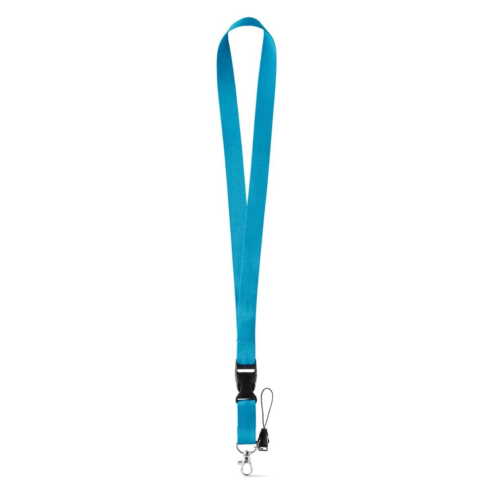 Lanyard aus Polyester - ANQUETIL - Schwarz