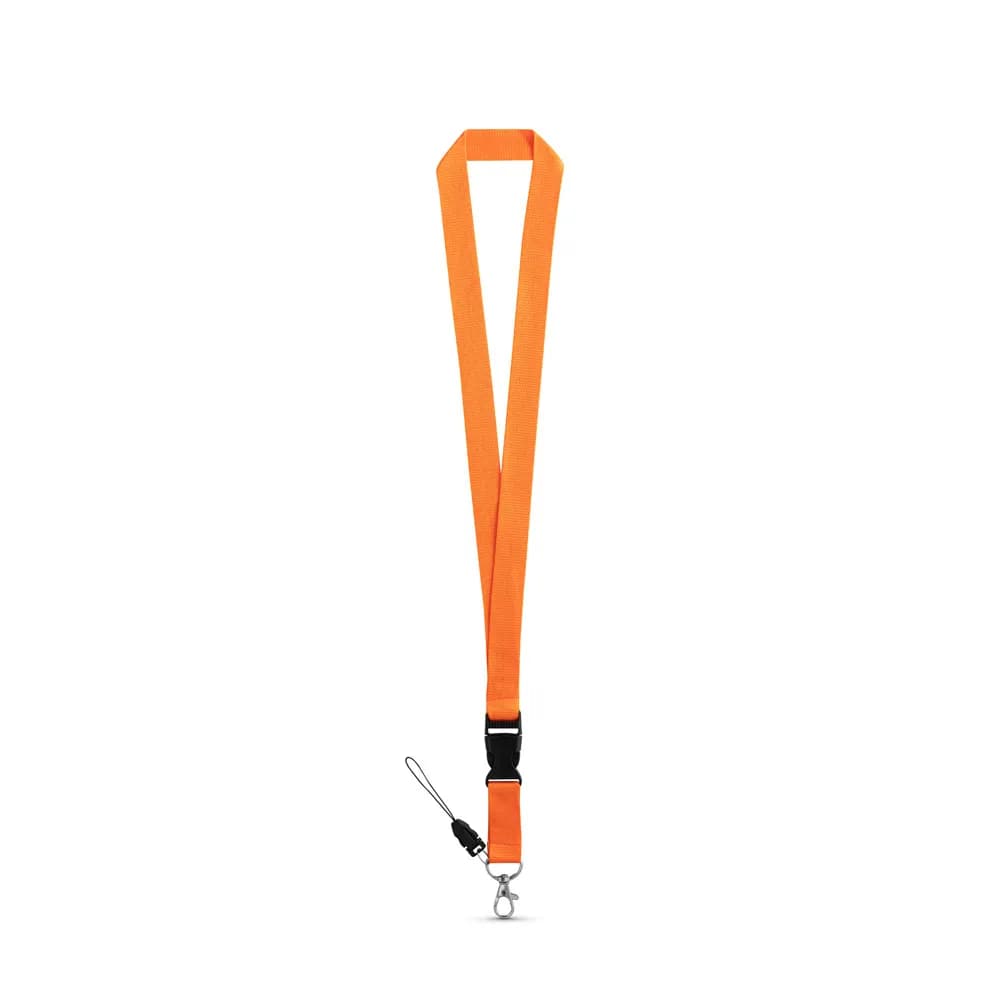 Lanyard aus Polyester - ANQUETIL - Orange