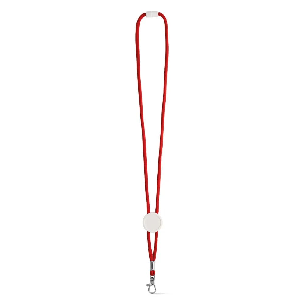 Lanyard aus Polyester - WEAVE - Schwarz