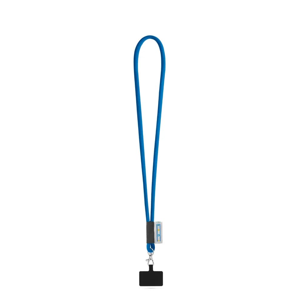 SET Lanyard Tube Long (Ø 7 mm) mit 9 mm Auslösekarabiner und Handyhalterung - GOSPORT - 303 - Blau