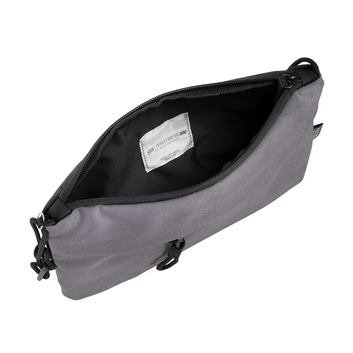 Schultertasche ALBANY - grau