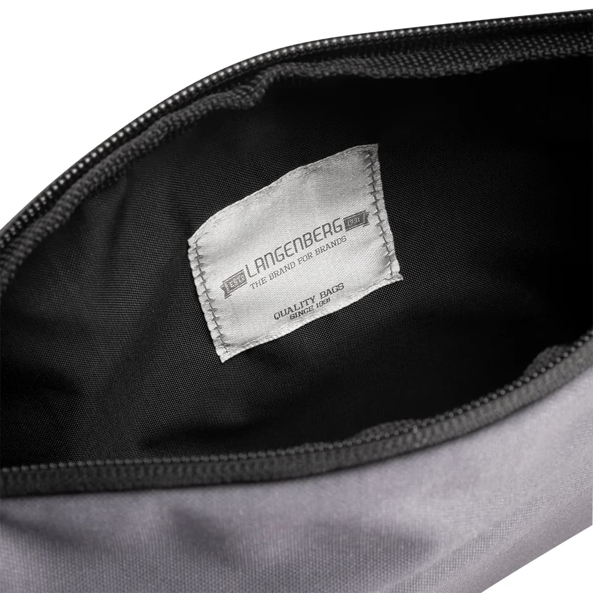 Schultertasche ALBANY - grau