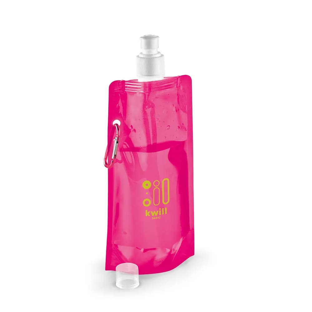 460 ml PE-Faltflasche - KWILL - Rosa