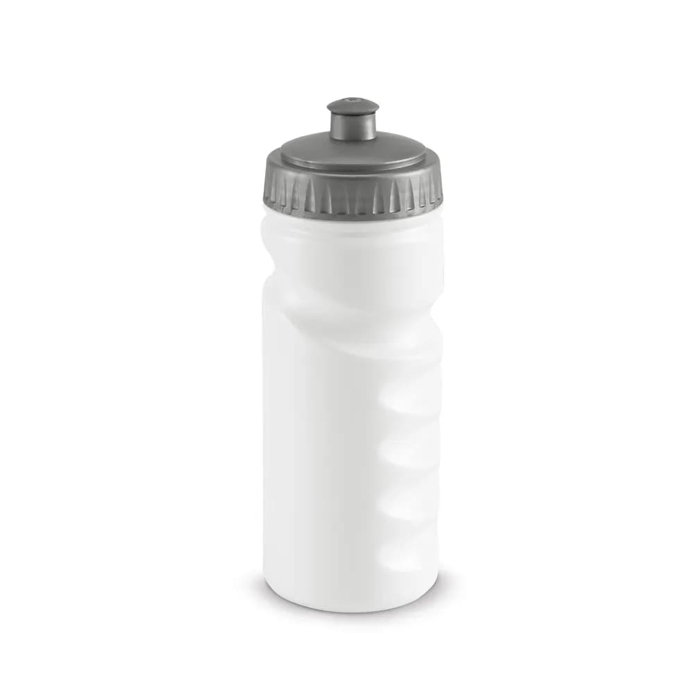 530 mL HDPE-Sportflasche - LOWRY - Satinsilber