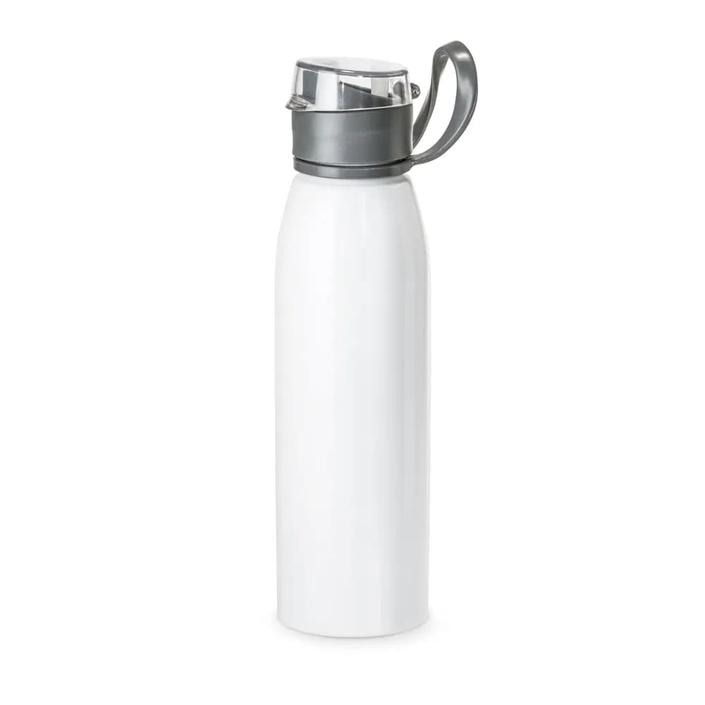 Sportflasche aus Aluminium 650 mL - KORVER - Weiß