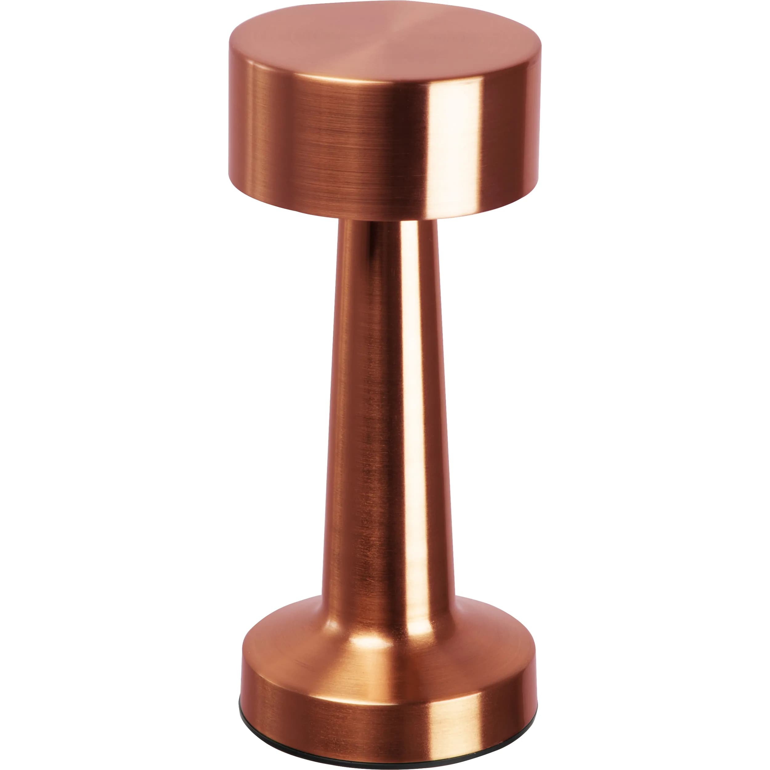 Tischlampe aus Edelstahl mit Akku ILSE - kupfer