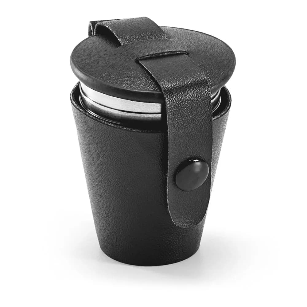 Set mit 4 Edelstahlbechern 25 mL - HIMALAYAS - Silber