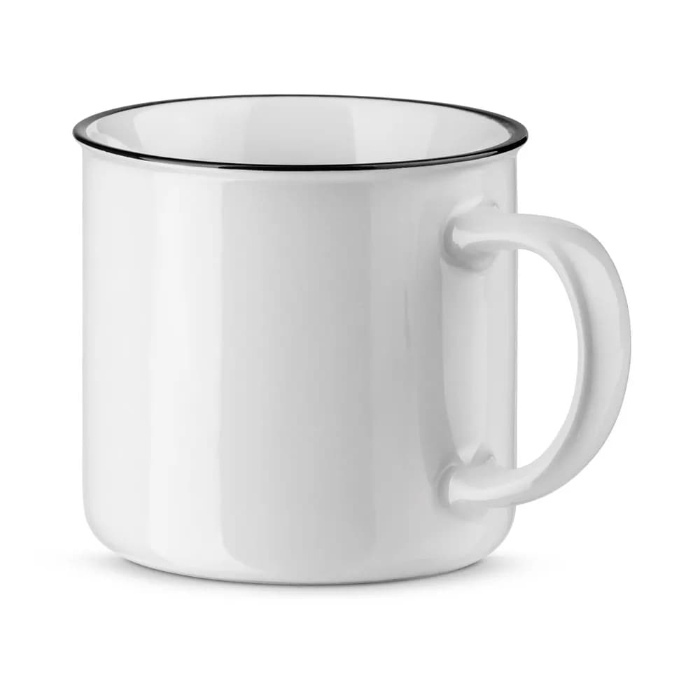 Tasse aus Keramik 340 mL - VERNON WHITE - Weiß