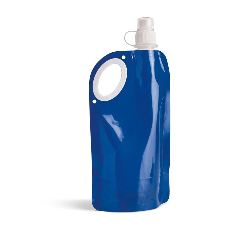 Faltbare Flasche aus PET, PA und PE 750 ml - HIKE - Blau