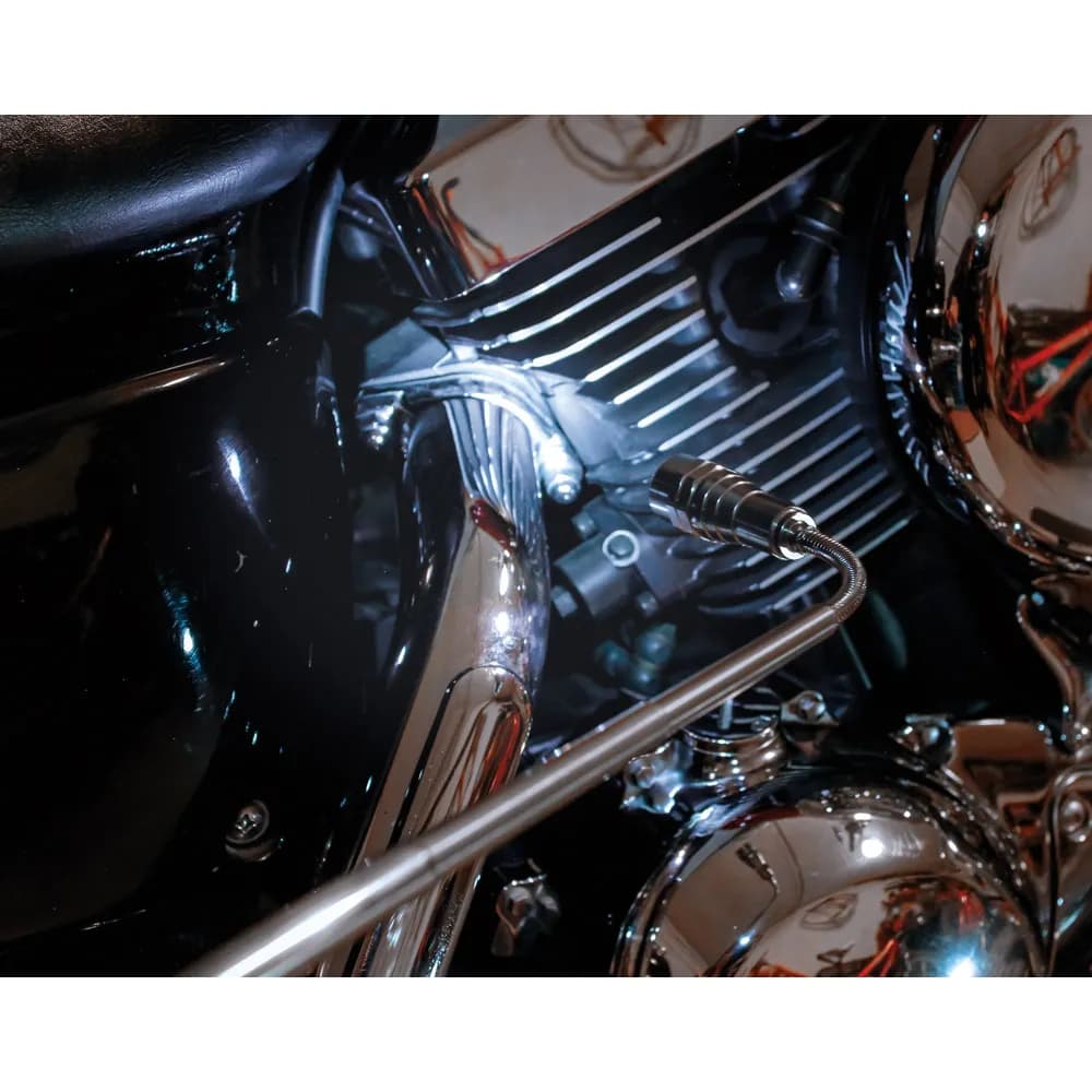 Ausziehbare LED Metall-Laterne - NOBEND - Silber