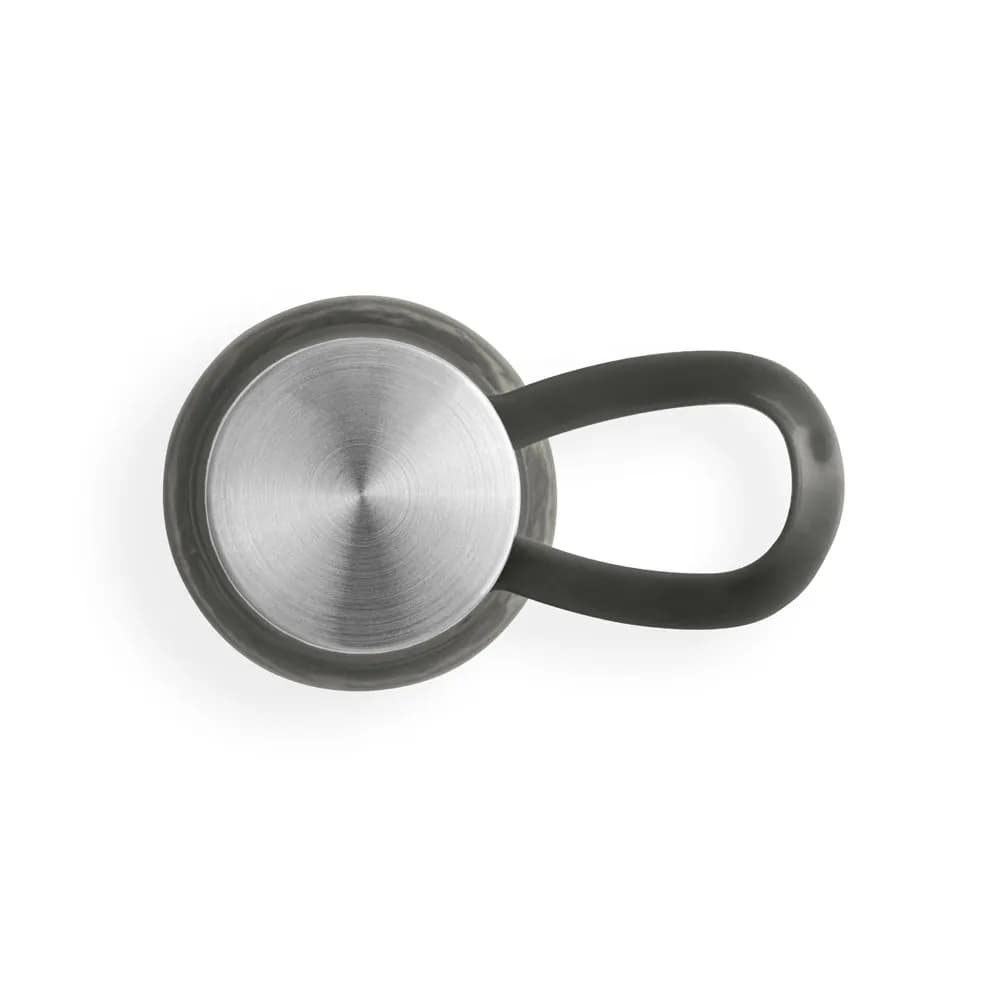 Recycelte PET-Flasche (100 % rPET) mit glänzender, transluzenter Oberfläche - SENNA - Schwarz