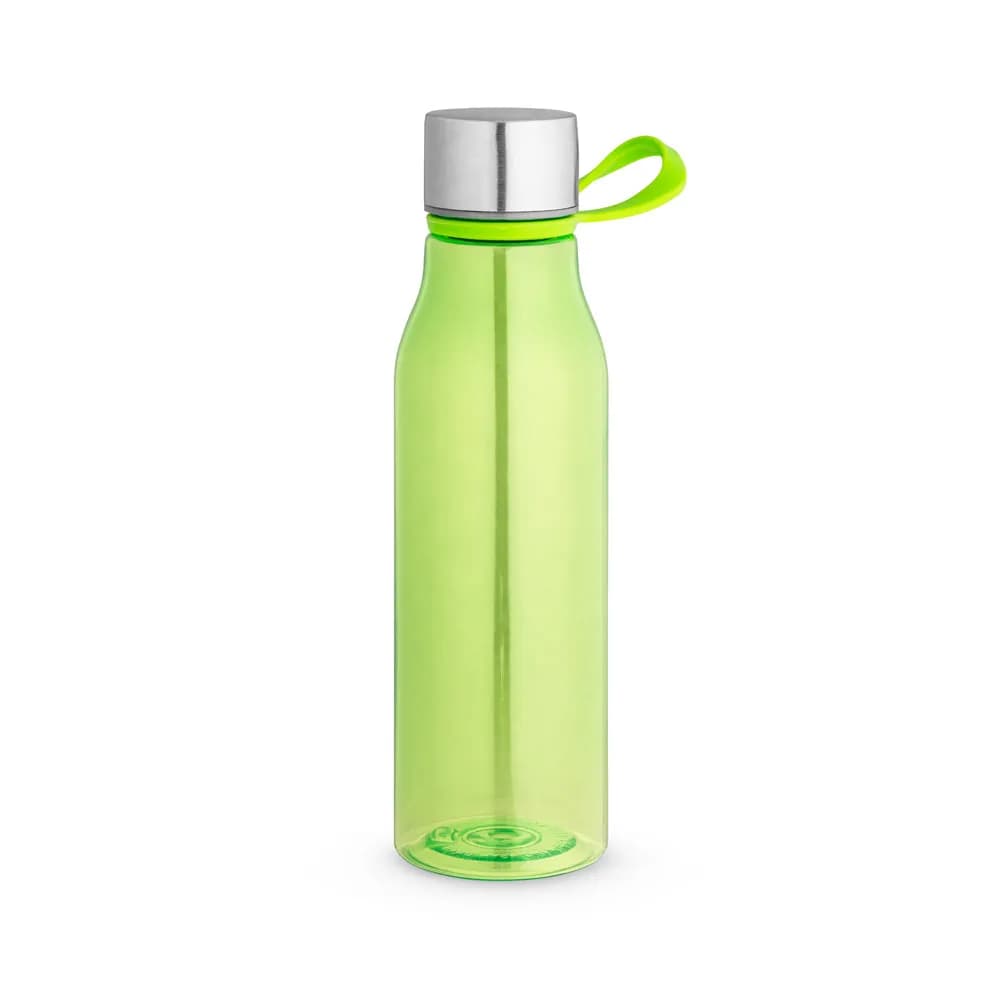 Recycelte PET-Flasche (100 % rPET) mit glänzender, transluzenter Oberfläche - SENNA - Hellgrün